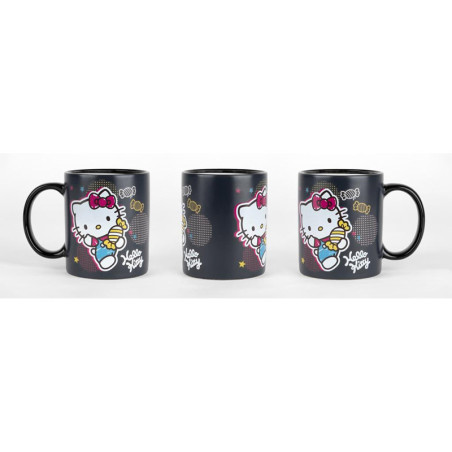 Mug thermoréactif Hello Kitty Bonbons 320ml Noir - KONIX - 10019000016