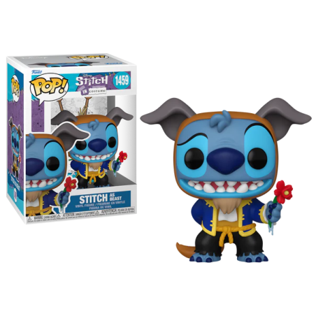 Figurine Pop! Disney Stitch en La Bête - FUNKO - :100306982