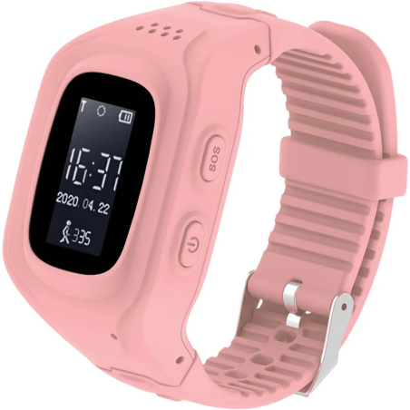 Montre connectée de suivi GPS pour enfants Find Me Series Rose - VOLKANO - VOL_VK_5030_PK