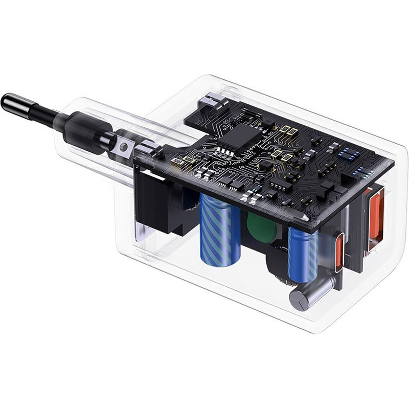 Chargeur Super Si Pro double sortie USB-A/USB 30W Noir - BASEUS - CCSUPP-E01