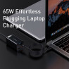 Chargeur secteur GaN3 Pro 2x USB-C + 2x USB 65W Noir - BASEUS - CCGP040101