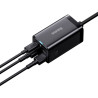 Chargeur secteur GaN3 Pro 2x USB-C + 2x USB 65W Noir - BASEUS - CCGP040101