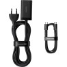 Chargeur secteur GaN3 Pro 2x USB-C + 2x USB 65W Noir - BASEUS - CCGP040101