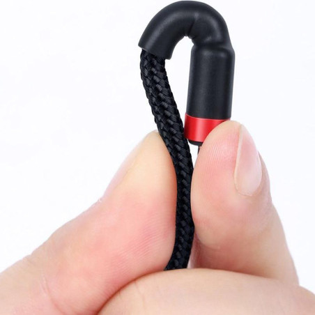 Câble de charge Cafule USB vers USB-C 60W 2M Noir/Rouge - BASEUS - CATKLF-H91
