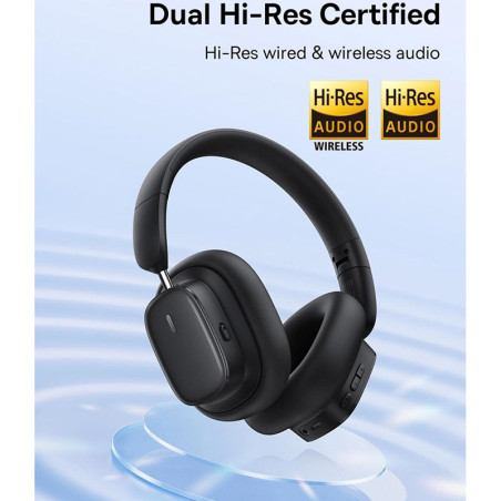Casque sans fil Bowie H1i à réduction de bruit Noir - BASEUS - A00050402113-00