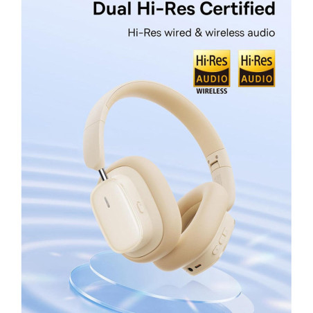 Casque sans fil Bowie H1i à réduction de bruit Blanc - BASEUS - A00050402223-00