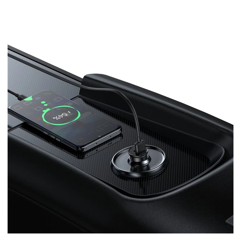 Chargeur de voiture USB-A + Type-C 30W PPS Noir - BASEUS - CCALL-BS01.