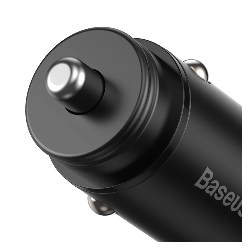 Chargeur de voiture USB-A + Type-C 30W PPS Noir - BASEUS - CCALL-BS01.