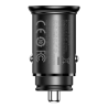 Chargeur de voiture USB-A + Type-C 30W PPS Noir - BASEUS - CCALL-BS01.