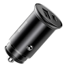 Chargeur de voiture USB-A + Type-C 30W PPS Noir - BASEUS - CCALL-BS01.