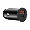 Chargeur de voiture USB-A + Type-C 30W PPS Noir - BASEUS - CCALL-BS01.