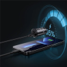 Chargeur de voiture USB-A + Type-C 30W PPS Noir - BASEUS - CCALL-BS01.