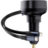 Chargeur de voiture Enjoyment USB avec câble USB-C et Lightning 60W Noir - BASEUS - C00057802111-02