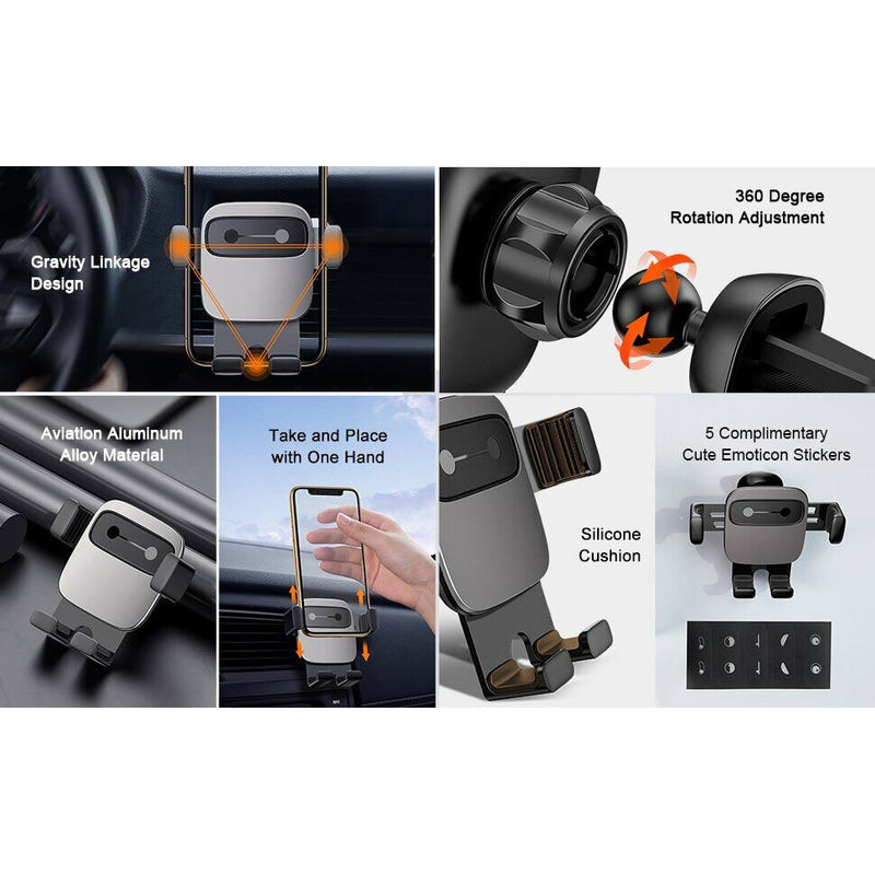 Support voiture Cube Gravity Noir - BASEUS - SUYL-FK01