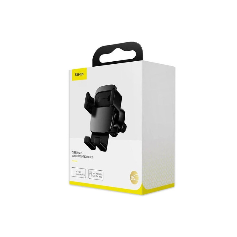 Support voiture Cube Gravity Noir - BASEUS - SUYL-FK01