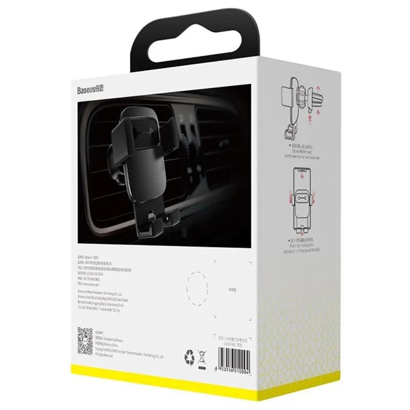 Support voiture Cube Gravity Noir - BASEUS - SUYL-FK01