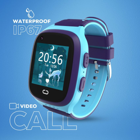 Montre connectée enfant Find Me 4G GPS Bleu - VOLKANO - VOL_VK_5032_BL