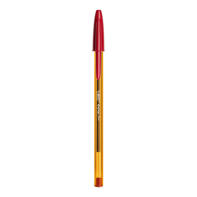 Stylo à bille Cristal fine Rouge - BIC - 205918