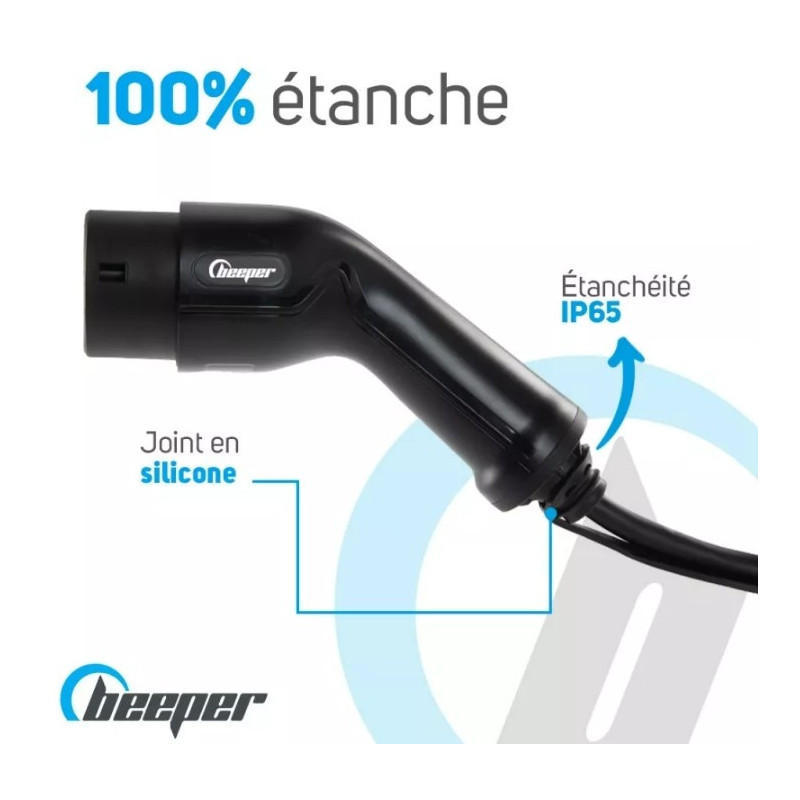 Cable Recharge Voiture Electrique 10 M