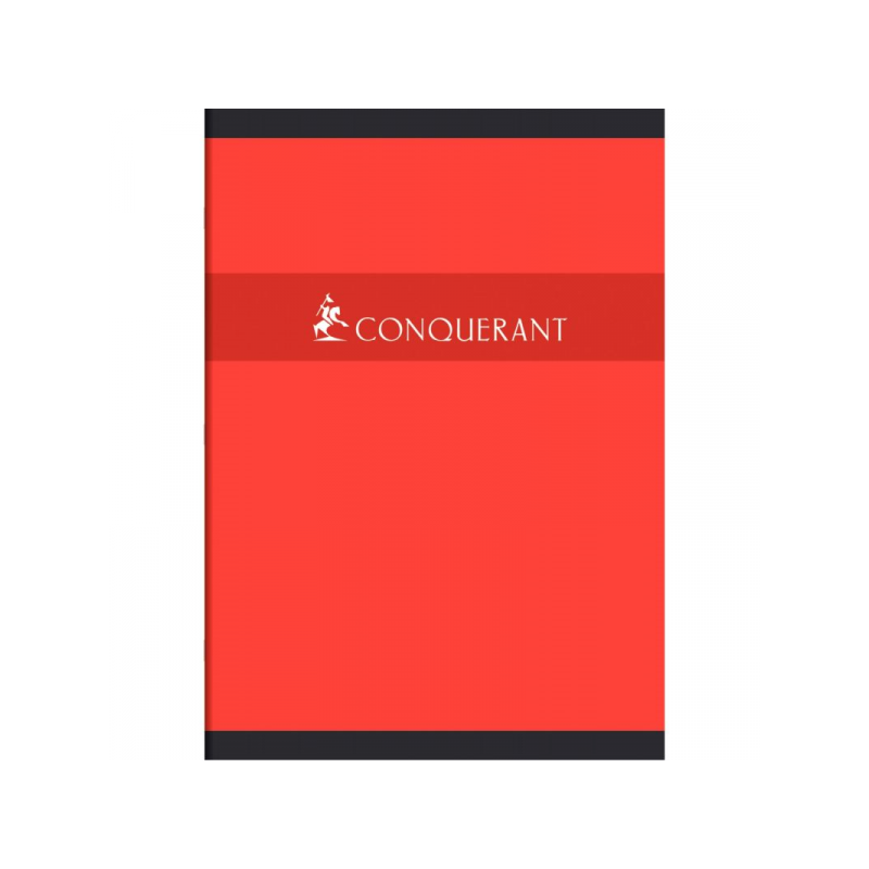 Cahier piqûre seyès 192 pages 21X29,7cm 70g Assortis - CONQUERANT - 531033