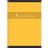 Cahier à reliure intégrale 180 pages CONQUERANT, format A4, quadrillé 5x5, papier 70g