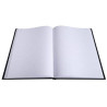 Registre toilé 200 pages foliotées 5x5mm A4 Noir - EXACOMPTA - 102427
