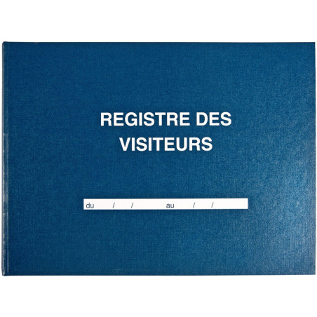 Registre des visiteurs 96 pages A4 Bleu - LEBON & VERNAY - 189553