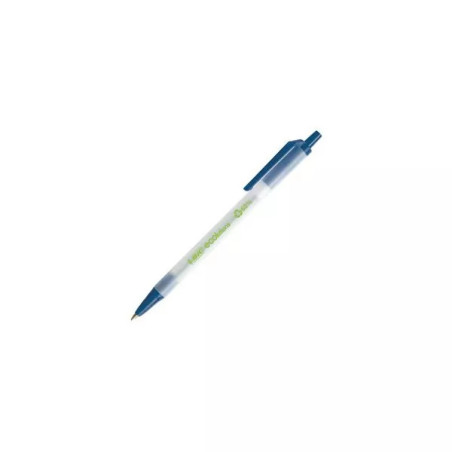 Stylo bille Ecolution Clic rétractable pointe moyenne Bleu - BIC - 617291