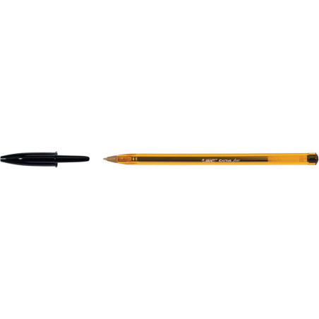 Stylo à bille Cristal Fine pointe fine Noir - BIC - 929516