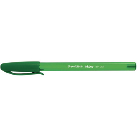 Stylo bille InkJoy 100 pointe moyenne Vert - PAPER MATE - 108791