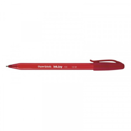 Stylo bille InkJoy 100 pointe moyenne 1mm Rouge - PAPER MATE - 881435