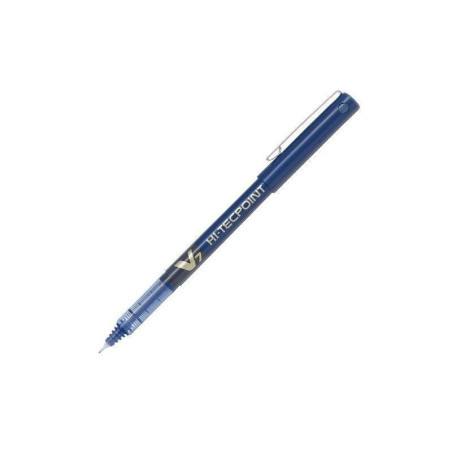 Stylo roller Hi-Tecpoint V17 pointe moyenne 0,7mm Bleu - PILOT - 152543