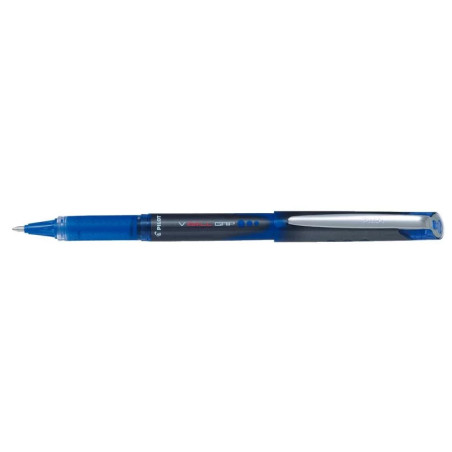 Stylo roller V-Ball Grip pointe métal 1mm Bleu - PILOT - 414431