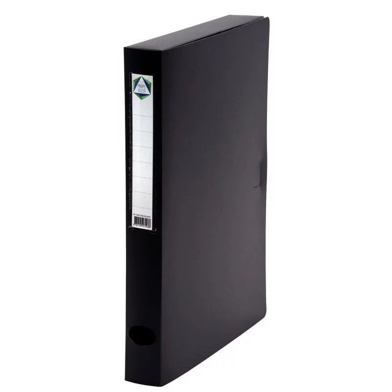 Boite de classement en polypropylène dos 40mm Noir - 331672