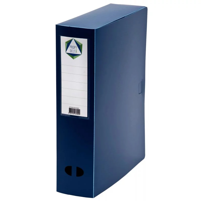 Boite de classement en polypropylène dos 80mm Bleu - 101837