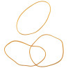 Boîte de 100 g de bracelets blonds étroits 100mm - WONDAY - 107725