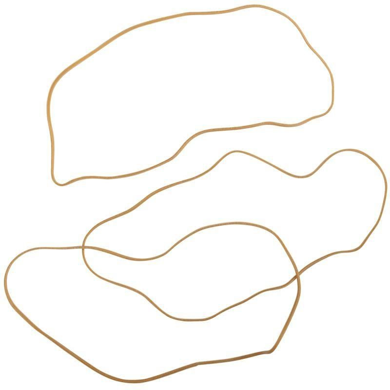 Pack de 100g élastiques en caoutchouc 200x1,8mm Ambre - WONDAY - 326633