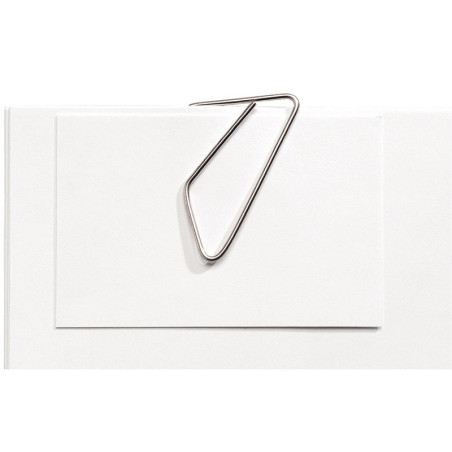 Boîte de 100 attaches lettres nickelé 30x40mm - WONDAY - 858296