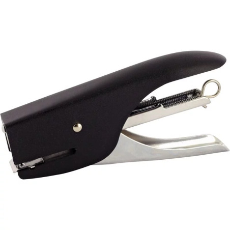 Agrafeuse pince compatible avec les agrafes 24/6 et 26/6 Noir - PAVO - 676462