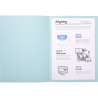 Paquet de 100 chemises 220g FOREVER, format 24x32 cm, bleu clair