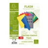 Paquet de 100 chemises FLASH en carte recyclée 220g, coloris assortis