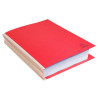 Paquet de 25 chemises rigides FOREVER dos toilé, rouge