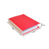 Paquet de 25 chemises rigides FOREVER dos toilé, rouge