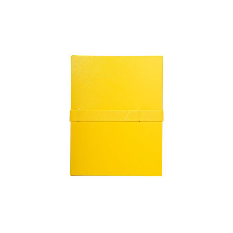 Chemise extensible en balacron avec velcro et rabat, jaune