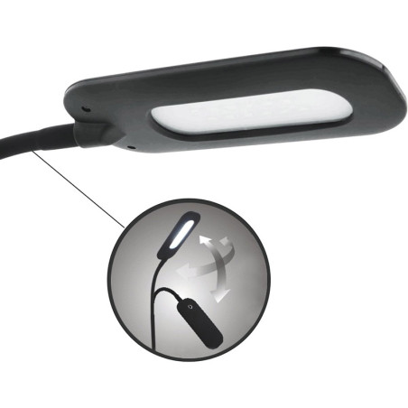 Lampe de bureau Led Mei 6,5W H55cm Noir - INSPIRE - 84448768