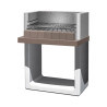 Barbecue Paxi New 80x51xh.97 cm Ciment gris/Cappuccino - SAROM FUOCO - :100258598