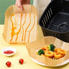 Pack de 100 pièces de moules papier cuisson pour friteuse sans huile - NUFRY - PAPEREC