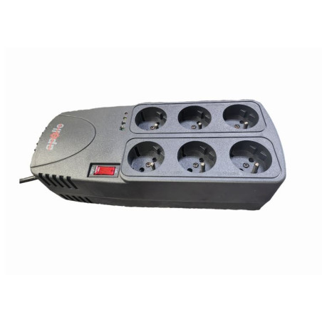 Régulateur de tension Appolo 1200VA 6 prises Noir - SOUND CANDY - SC_AVR_1200HK