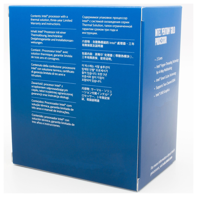INTEL CPU_INT_G6405 - INTEL - CPU_INT_G6405