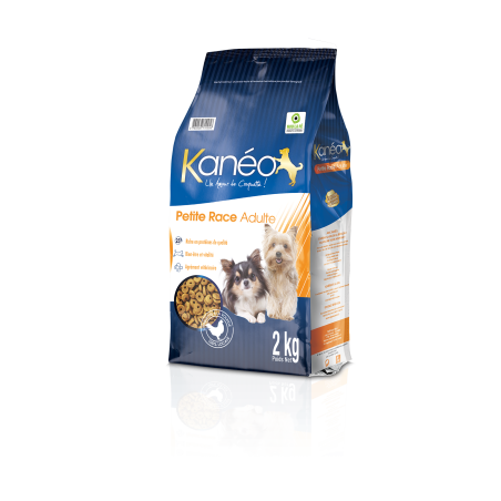 Croquettes chien adulte petite race 2kg - KANEO - KANPRA02